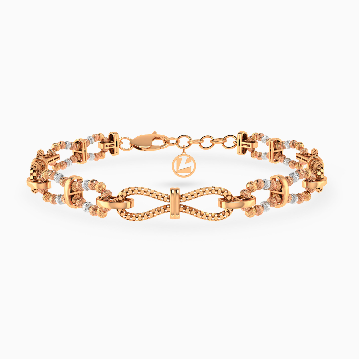 Links Chain Bracelet in 21K Gold | L'azurde KSA
